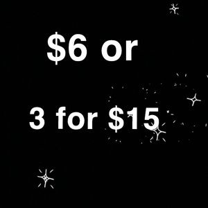 🌟🌟 $6 or 🌟🌟